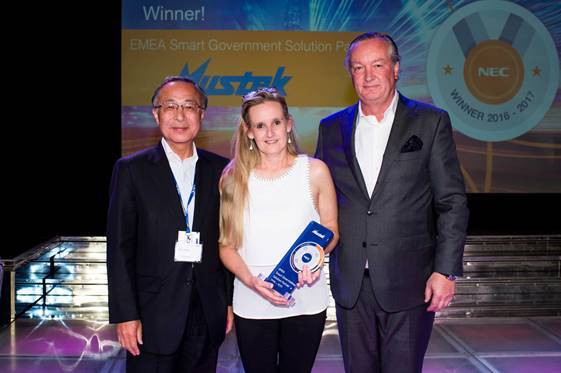Mustek named NEC EMEA Smart Government Solution Partner 2017